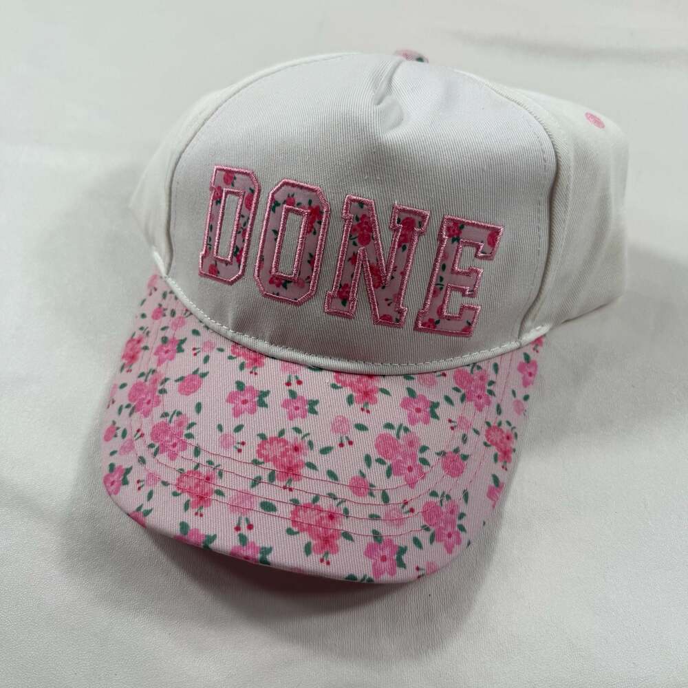 Brother Sister Design Studio DONE 2026 Floral Trucker Hat